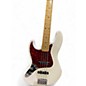 Used Fender Player Jazz Bass Left Handed Polar White Electric Bass Guitar