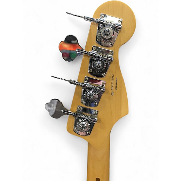 Used Fender Player Jazz Bass Left Handed Polar White Electric Bass Guitar