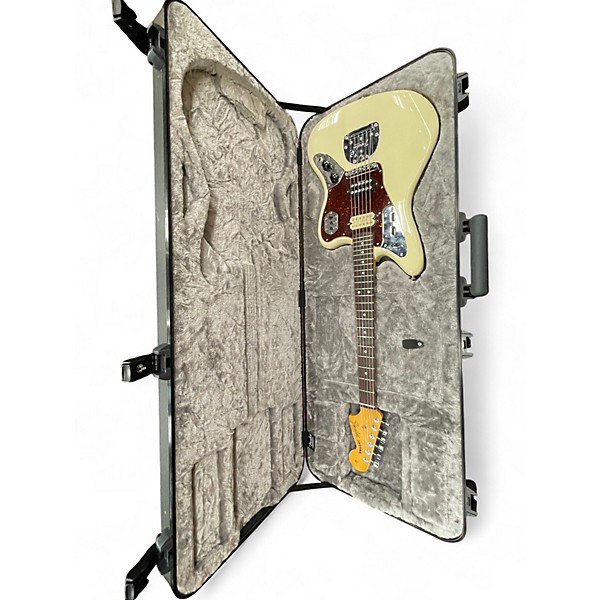 Used Fender Classic Player Jaguar Special Olympic White Solid Body Electric Guitar