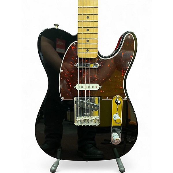 Used Fender Deluxe Nashville Telecaster Black Solid Body Electric Guitar
