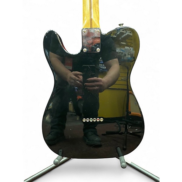 Used Fender Deluxe Nashville Telecaster Black Solid Body Electric Guitar