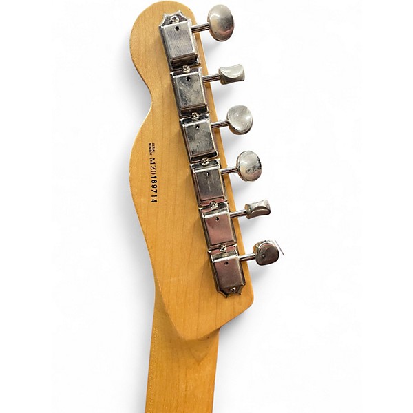 Used Fender Deluxe Nashville Telecaster Black Solid Body Electric Guitar