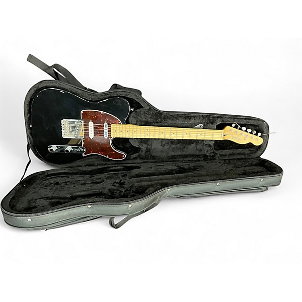 Used Fender Deluxe Nashville Telecaster Black Solid Body Electric Guitar
