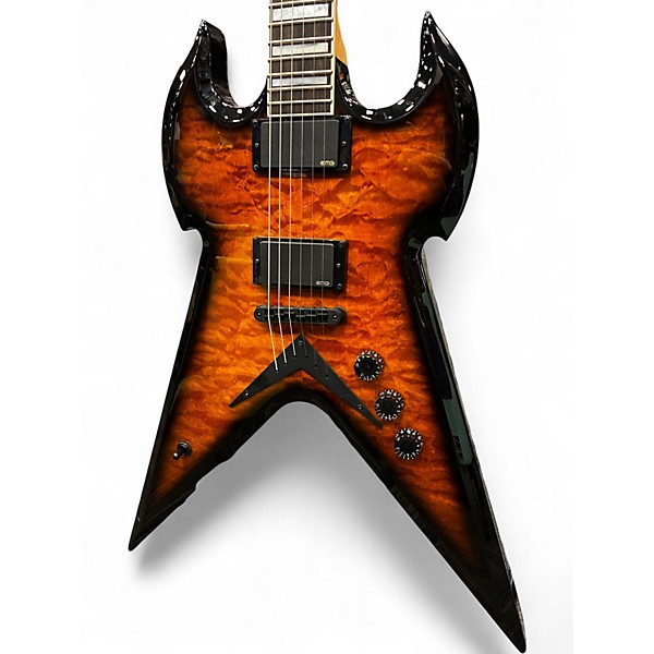Used Wylde Audio Warhammer QUILT BURST Solid Body Electric Guitar