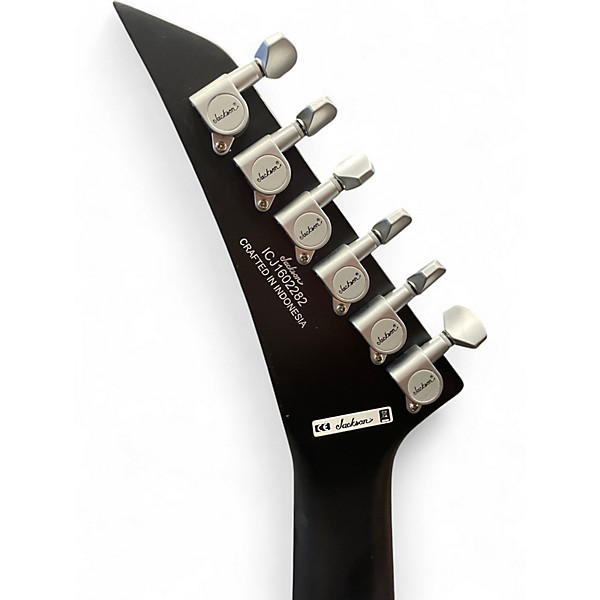 Used Jackson RRX24 V RHOADS Satin Black Solid Body Electric Guitar