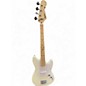 Used Squier Bronco Alpine White Electric Bass Guitar thumbnail