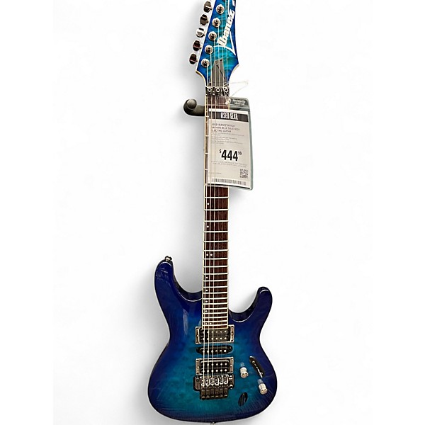 Used Ibanez S670QM SAPHIRE BLUE Solid Body Electric Guitar