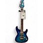 Used Ibanez S670QM SAPHIRE BLUE Solid Body Electric Guitar thumbnail