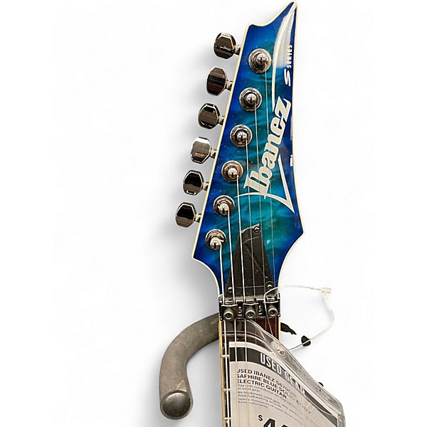 Used Ibanez S670QM SAPHIRE BLUE Solid Body Electric Guitar