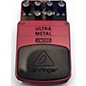 Used Behringer UM300 Ultra Metal Distortion Effect Pedal thumbnail