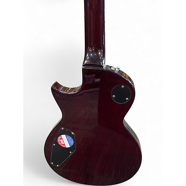 Used ESP LTD EC401VF Trans Red Solid Body Electric Guitar