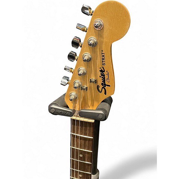 Used Squier CXS STRATOCASTER Black Solid Body Electric Guitar