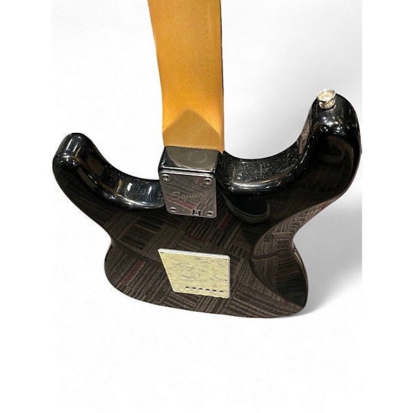 Used Squier CXS STRATOCASTER Black Solid Body Electric Guitar