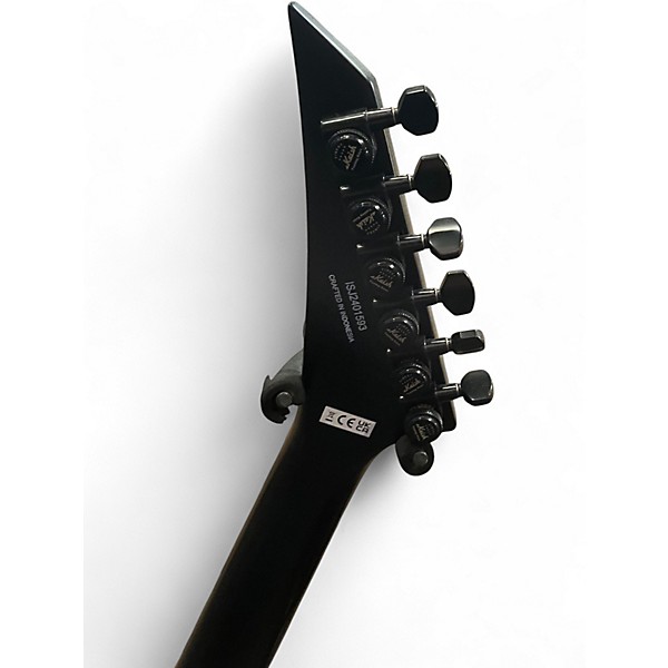 Used Jackson SLX DX SOLOIST Black With White Polka Dots Solid Body Electric Guitar