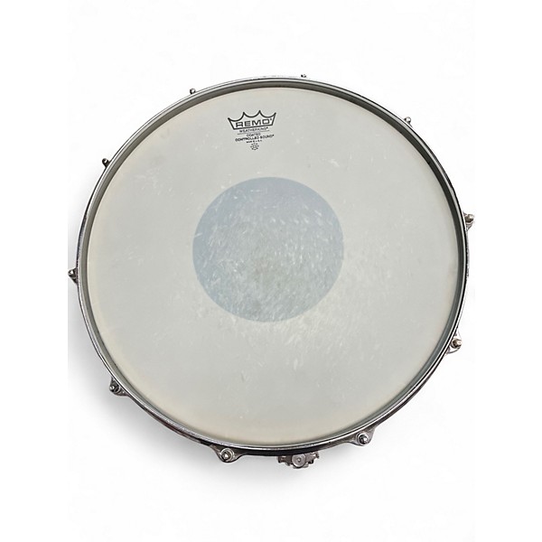 Used Pearl 14X6.5 BRASS FREE FLOATING SNARE POLISHED BRASS Drum