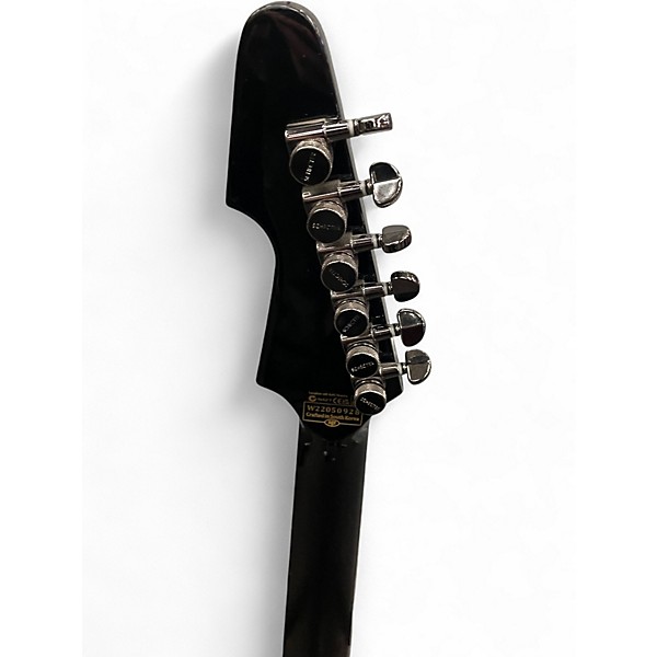 Used Schecter Guitar Research Avenger Blackjack Glass Black Solid Body Electric Guitar