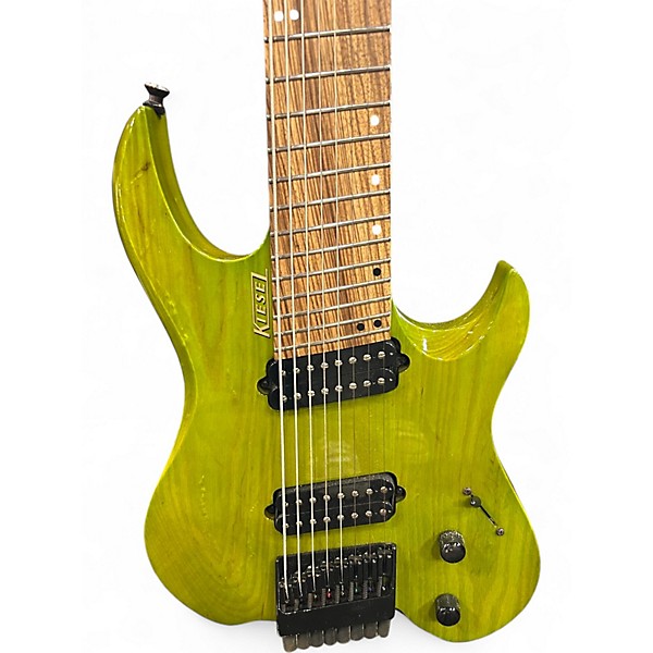 Used Kiesel Vader Seamoss Green Solid Body Electric Guitar