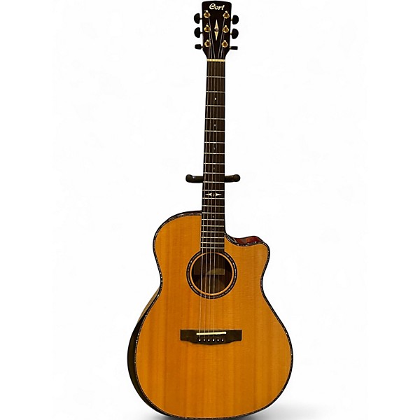 Used Cort GA PF BEVEL Natural Acoustic Electric Guitar