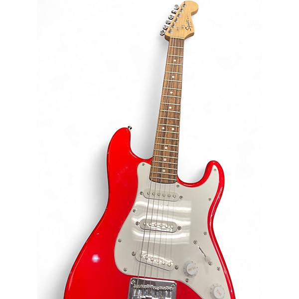 Used Squier Mini Affinity Stratocaster Red Electric Guitar