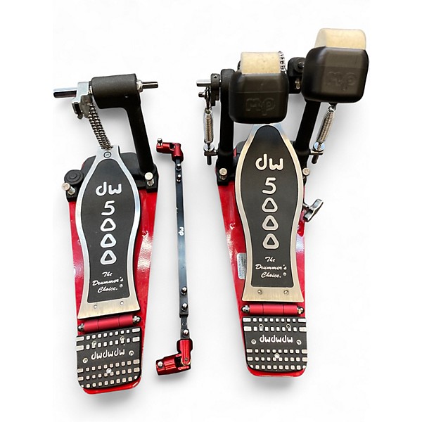 Used DW 5000 Series Double Double Bass Drum Pedal