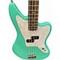 Used Fender Mark Hoppus Signature Jaguar Bass seafoam green Electric Bass Guitar