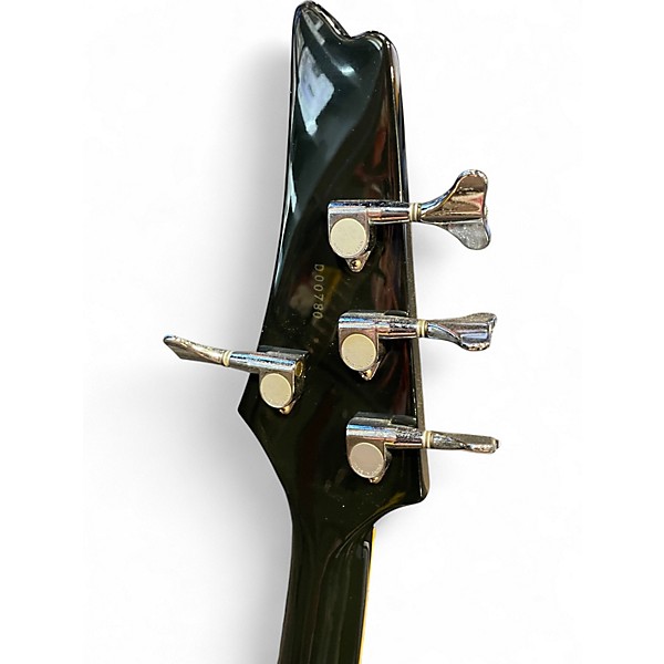 Used Greco Iceman Black Electric Bass Guitar