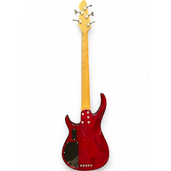 Used Peavey Fury V Trans Red Electric Bass Guitar