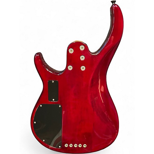 Used Peavey Fury V Trans Red Electric Bass Guitar