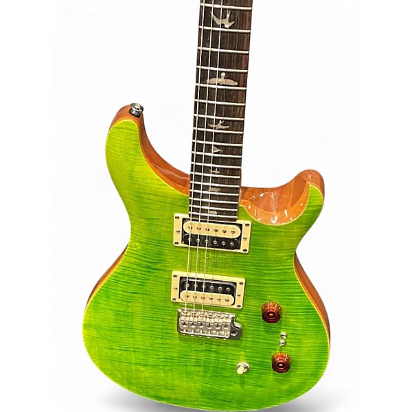 Used PRS SE Custom 24 Eriza Verde Solid Body Electric Guitar