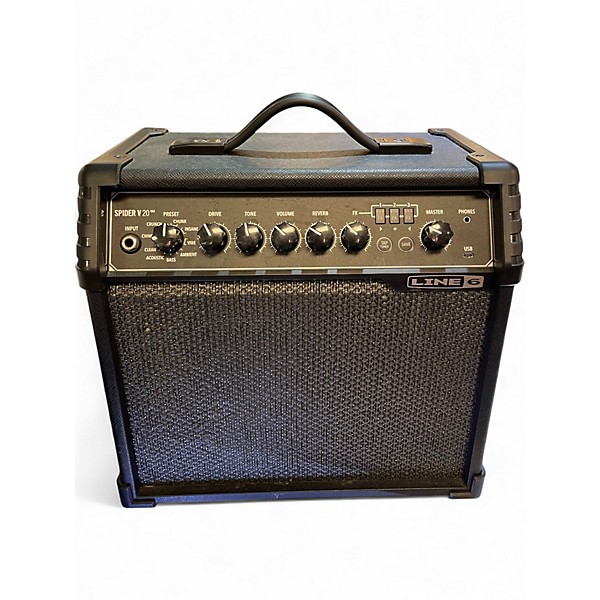 Used Line 6 Spider V 20 MkII 20w 1x8 Guitar Combo Amp