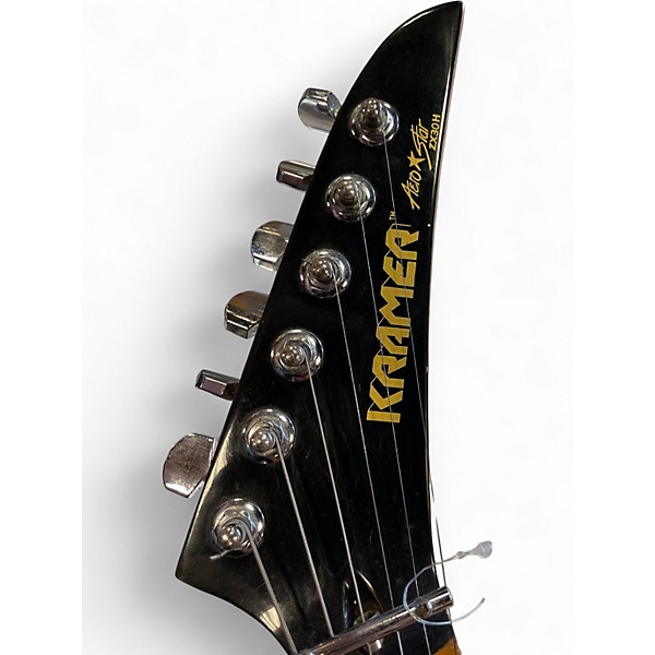 Used Kramer areostar zx30h Black Solid Body Electric Guitar