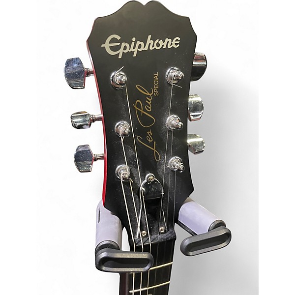 Used Epiphone Les Paul Special Candy Apple Red Solid Body Electric Guitar