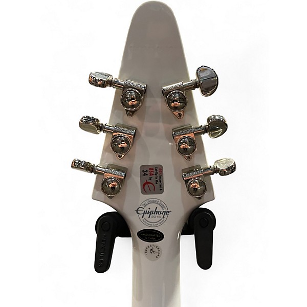 Used Epiphone Brendon Small's Snow Falcon Flying V SNOW BURST Solid Body Electric Guitar