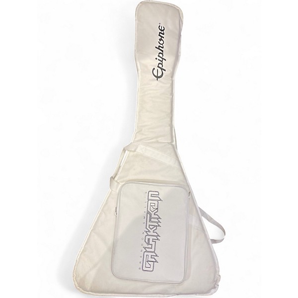 Used Epiphone Brendon Small's Snow Falcon Flying V SNOW BURST Solid Body Electric Guitar