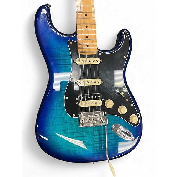 Used Fender Player Stratocaster Blue Burst Solid Body Electric Guitar