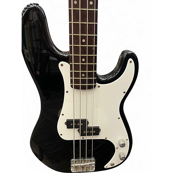 Used Squier Affinity Precision Bass Black Electric Bass Guitar