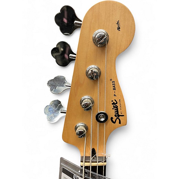 Used Squier Affinity Precision Bass Black Electric Bass Guitar