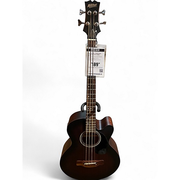 Used Mitchell T239BCE-BST Natural Acoustic Bass Guitar