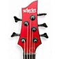 Used Schecter Guitar Research C-5 GT Red Electric Bass Guitar