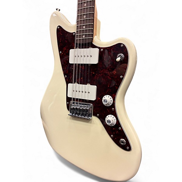 Used Squier JAZZMASTER XII CREME Solid Body Electric Guitar