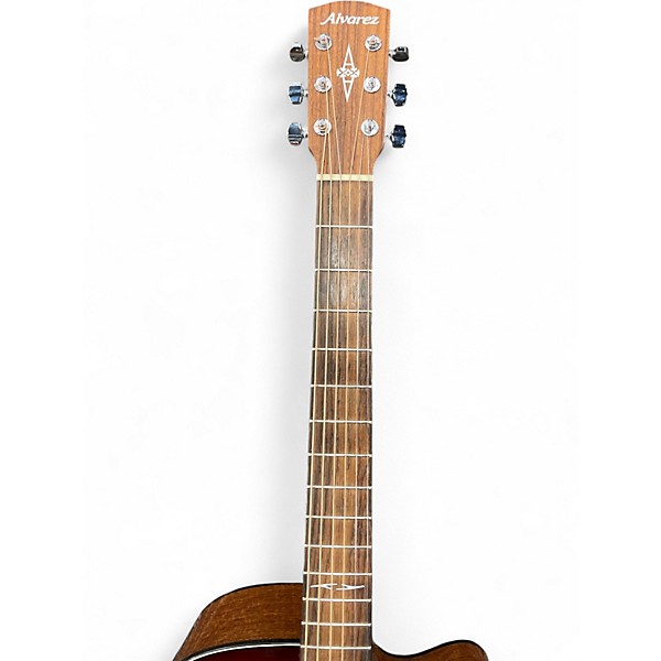 Used Alvarez AD610CESHB Sandburst Acoustic Electric Guitar