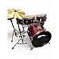 Used SPL 5 Piece Junior Kicker Red Drum Kit
