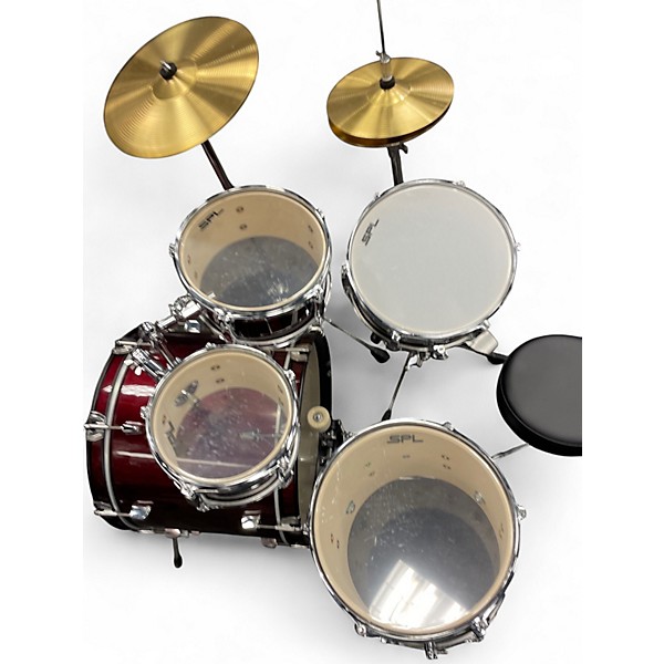 Used SPL 5 Piece Junior Kicker Red Drum Kit