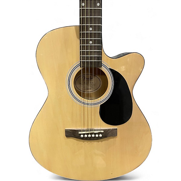 Used Fender FA135CE Concert Natural Acoustic Electric Guitar