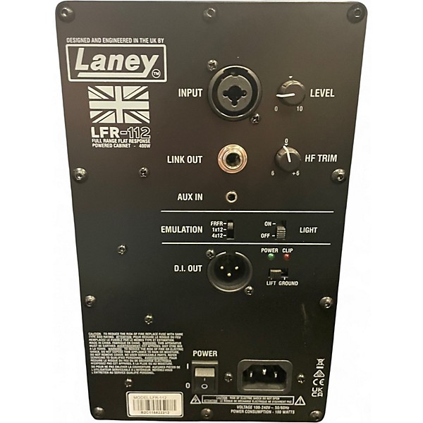 Used Laney LFR-112 Guitar Cabinet