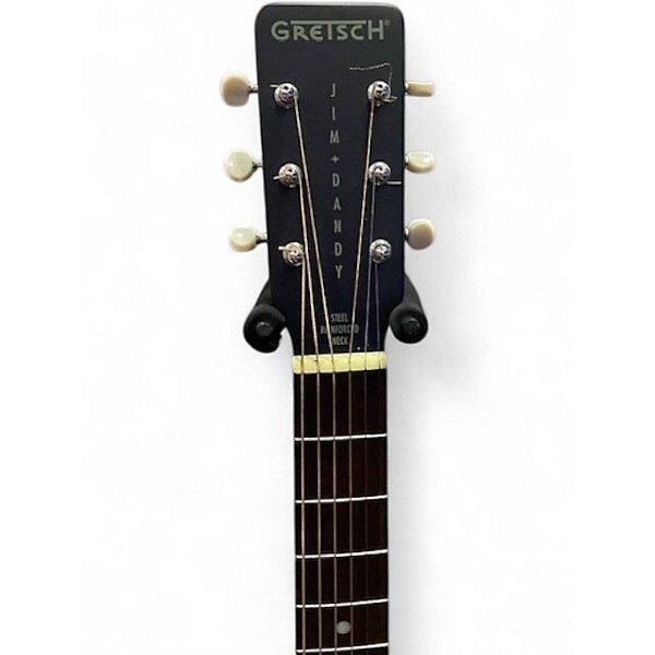 Used Gretsch Guitars Jim Dandy Deltoluxe Black Acoustic Electric Guitar