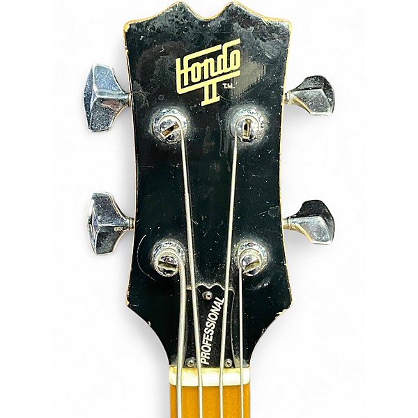 Used Hondo II PROFESSIONAL Black Electric Bass Guitar