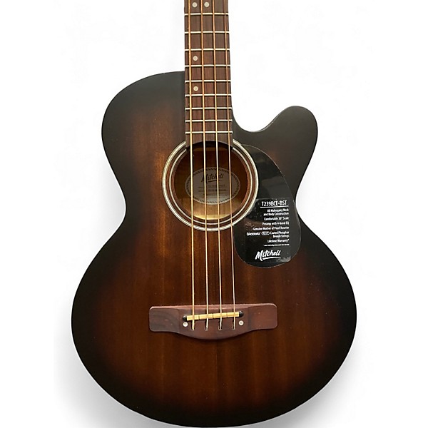 Used Mitchell t239bce-bst shadow burst Acoustic Bass Guitar