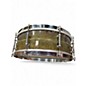 Vintage 1930s Ludwig 5X14 Pioneer Patina Brass Drum