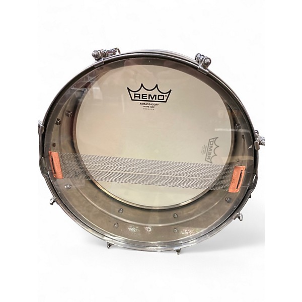 Vintage 1930s Ludwig 5X14 Pioneer Patina Brass Drum